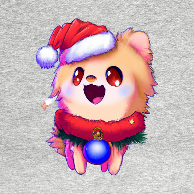 Cute Pomeranian Drawing by Play Zoo